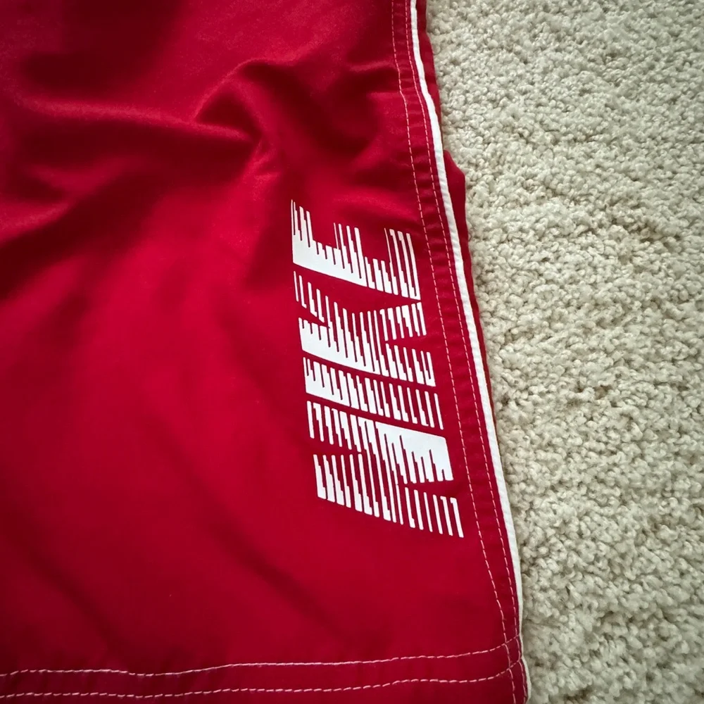 Boys Large Red swim trunks Nike